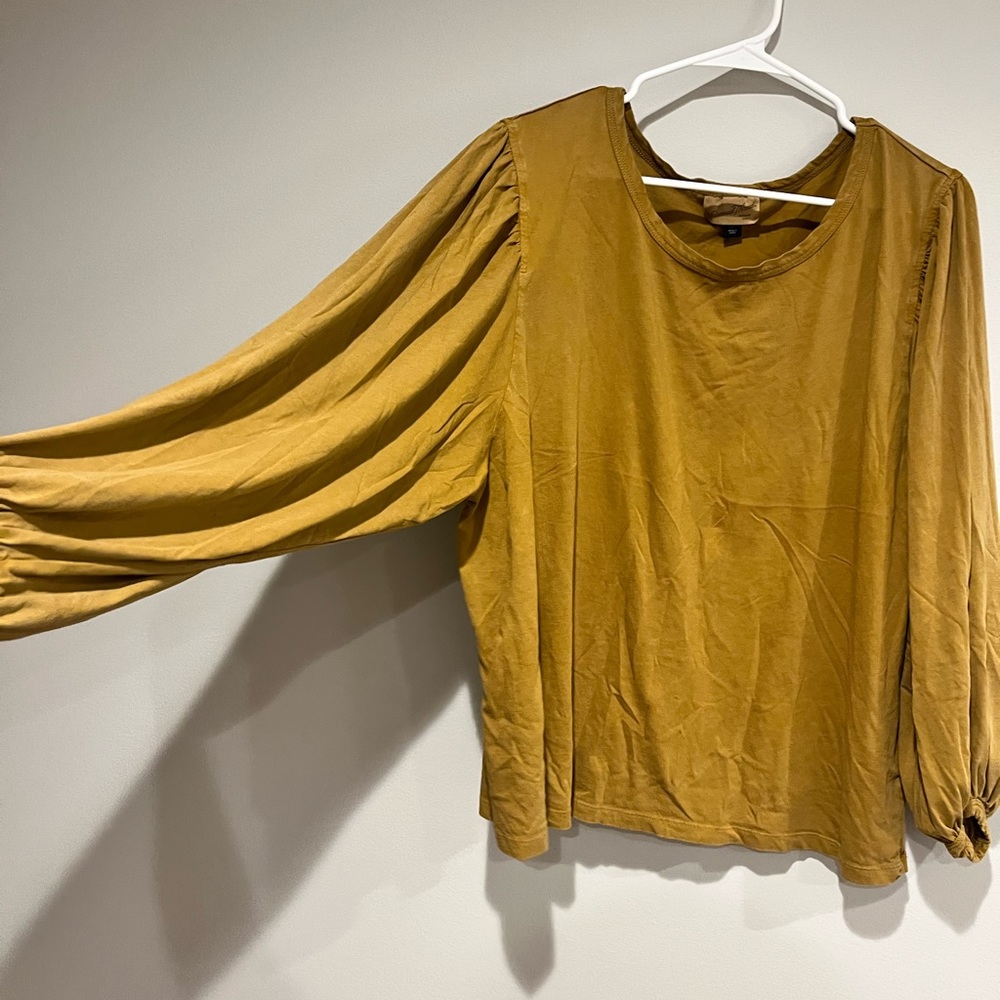 Rly comfy long sleeve shirt burnt orange